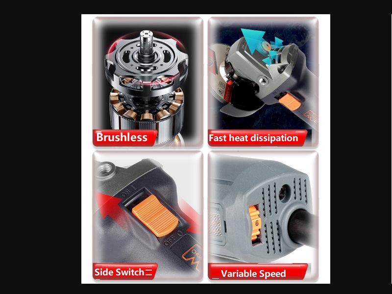 Water-Resistant Angle Grinder Upgraded 100mm/125mm - Free Shipping