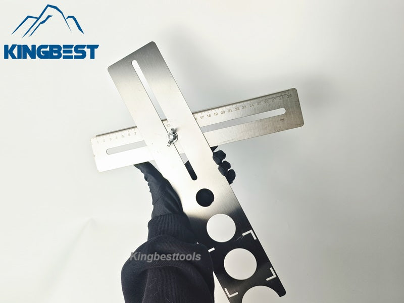 Locating Ruler Adjustable Tile Locator