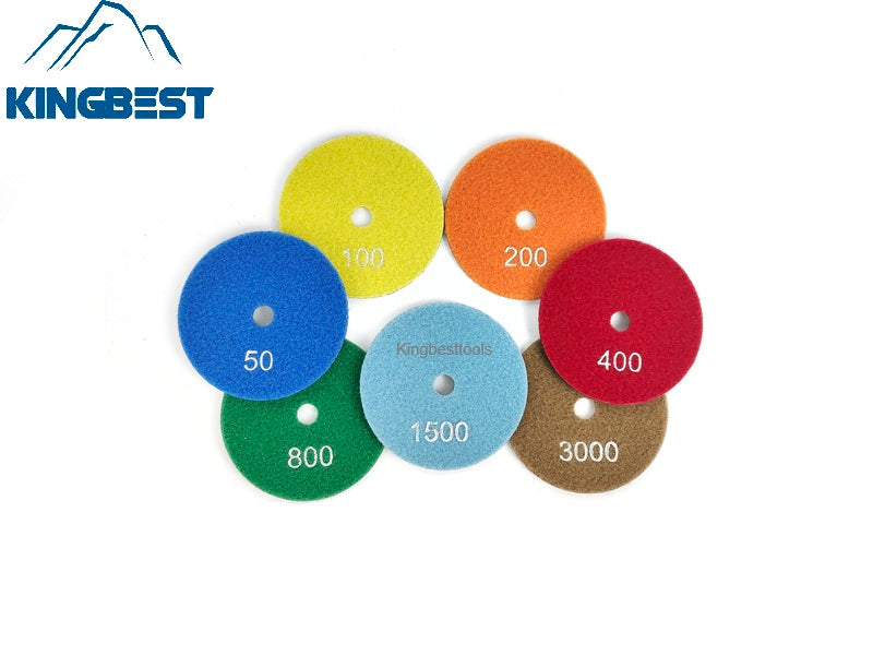 7 Steps Dense-Grit Dry Polishing Pads Grinding Sandpaper