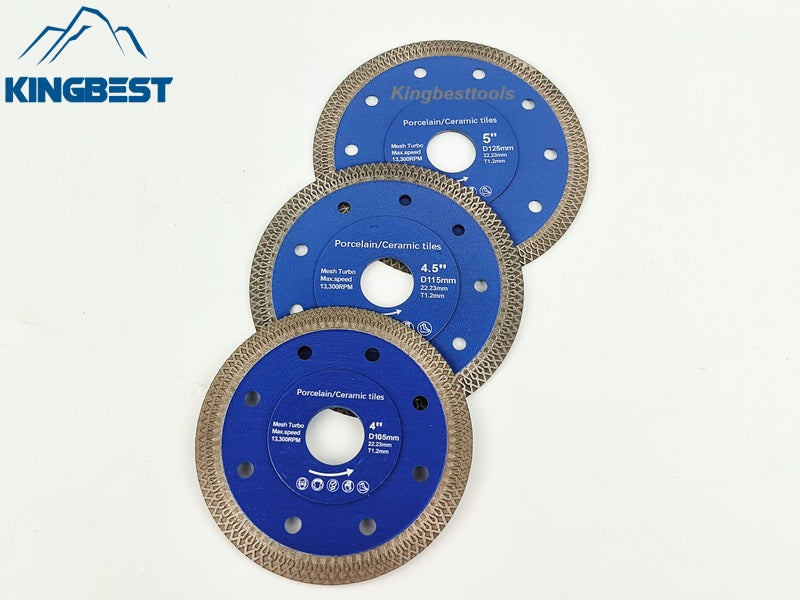 Blue Sharp Diamond Saw Blades With Central Hole 22.23mm