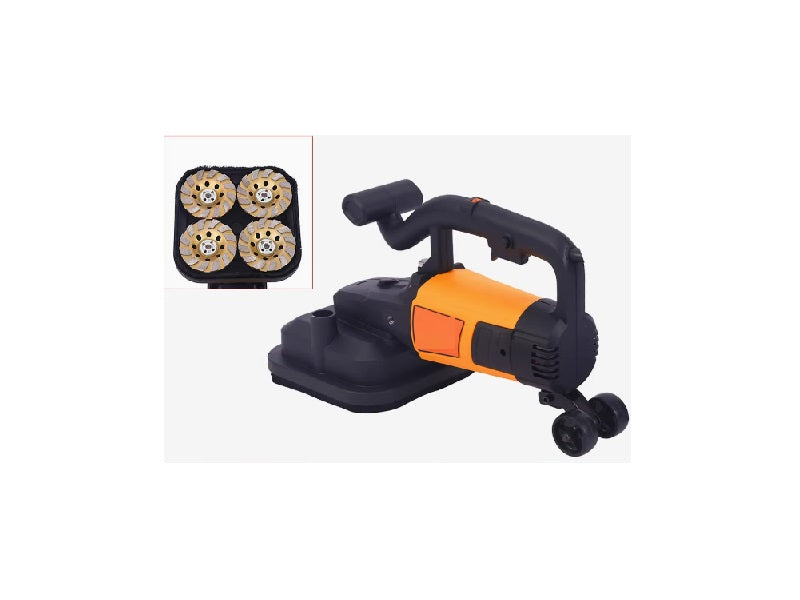 Four-head Dust-free Concrete Grinder Floor Renovation Machine Free Shipping