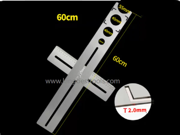 40cm Locating Ruler Adjustable Tile Locator Free Shipping A01