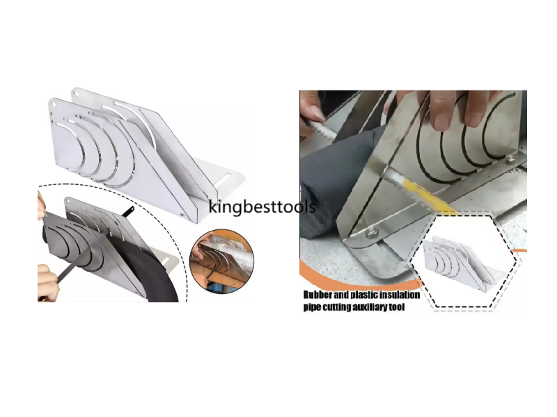 Pipe Rubber Foam Insulation Cutter Stainless Steel Auxiliary Tool-Free Shipping