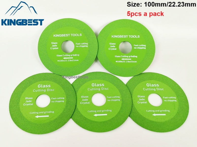 Top Selling Kingbest Glass Cutting Discs 100mm (5 pcs a pack) Free Shipping!