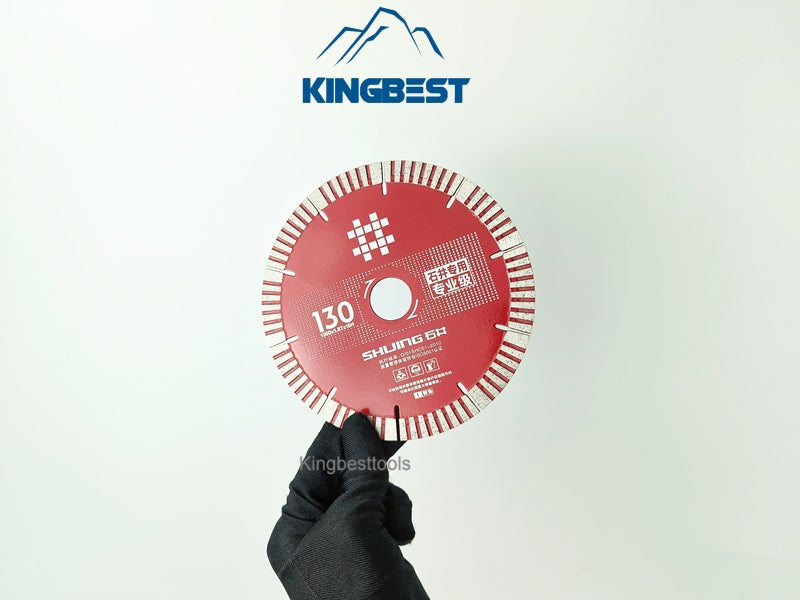 SHIJING Professional Red Saw Blades Cutting Disk for Porcelain 130mm