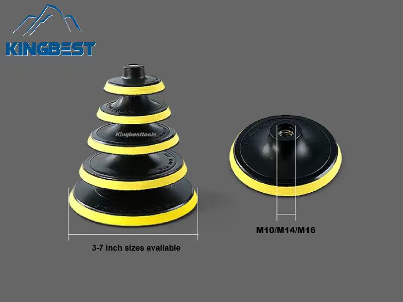 Rubber Hard Sucker/Supporter with Cushioning Sponge 5-6-7 inch