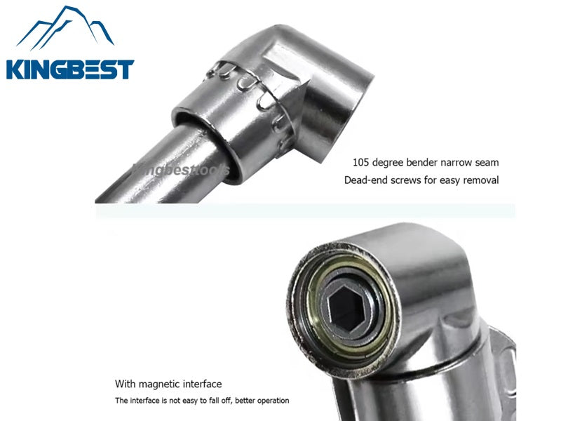 105 Degree Turning Magnetic screwdriver adapter, electric drill extension, corner tool free shipping A01