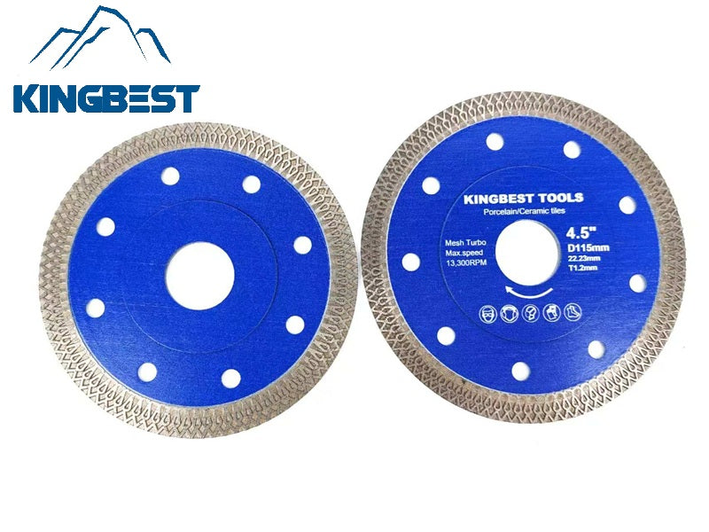 Blue Sharp Diamond Saw Blades With Central Hole 22.23mm
