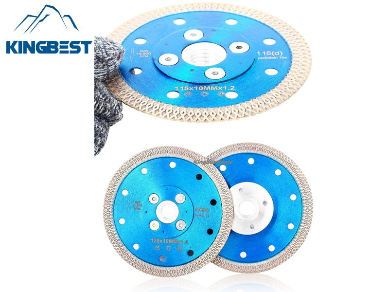 Blue Tile Turbo Saw Blade for Porcelain and Marble Cutting Disc