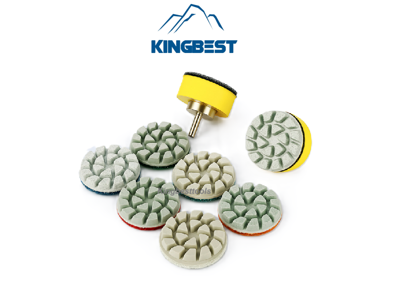 1 inches Mini Wet Polishing Pads for Jade Jadeite Marble Renovation~Backer Free