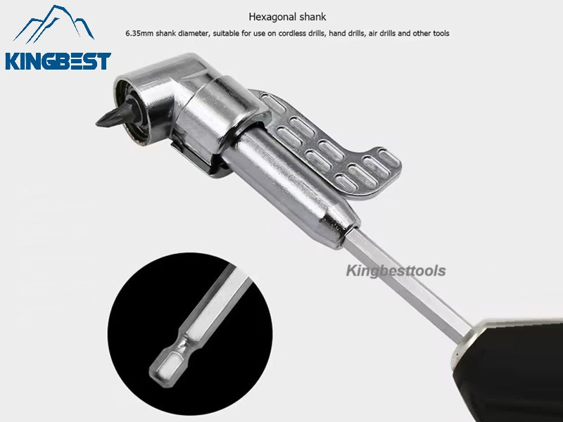 105 Degree Turning Magnetic screwdriver adapter, electric drill extension, corner tool free shipping A01