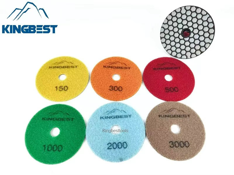 Dry Polishing Pads/Sandpapers 80/100mm