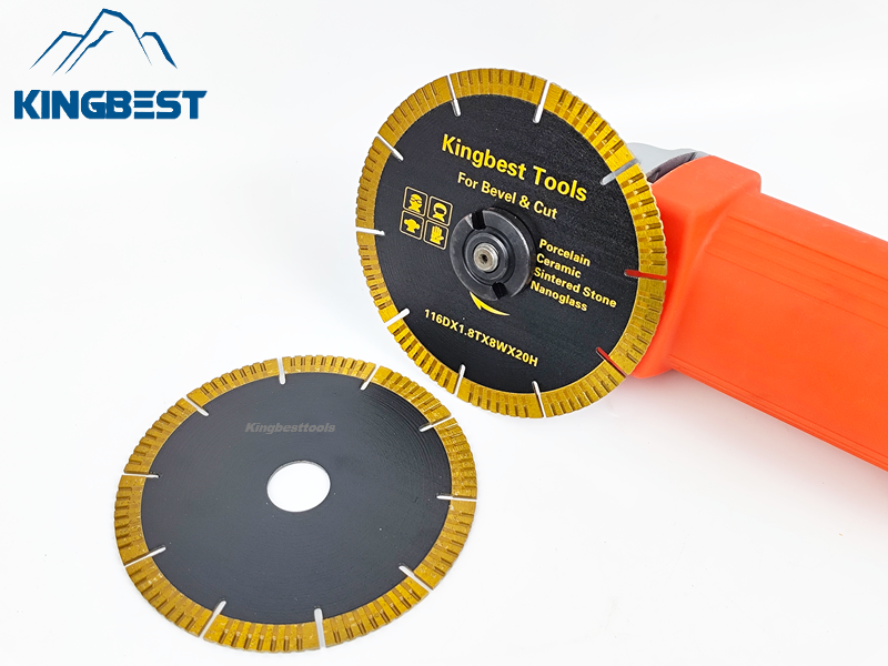 116mm Porcelain Ceramic Cutting and Bevel Blade/Discs for Angle Grinder/Mica Machine