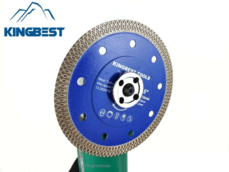 Blue Sharp Diamond Saw Blades With Central Hole 22.23mm
