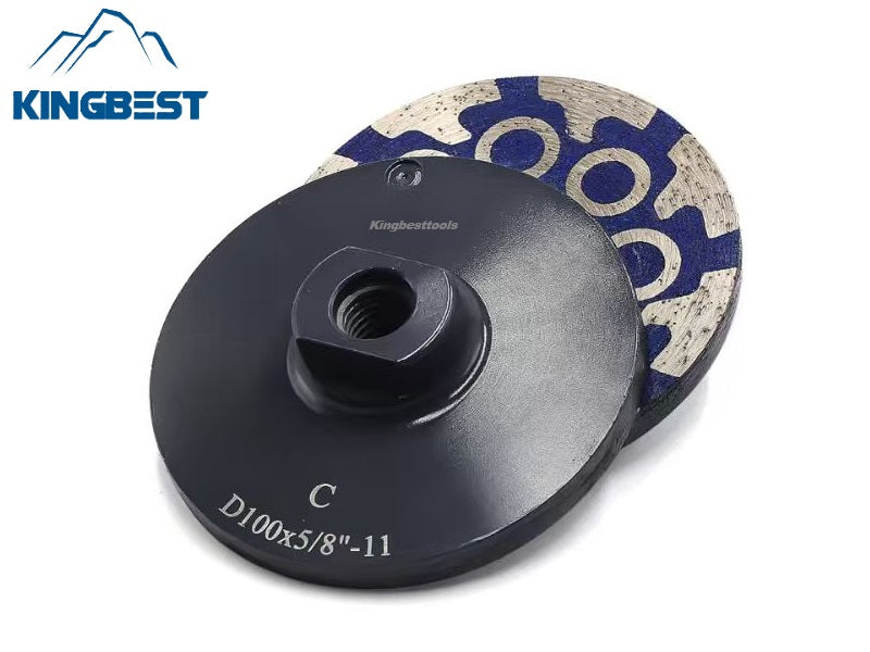 100mm Coarse and Fine Diamond Cup Grinding Wheel for Marble/Granite/Artificial Stone