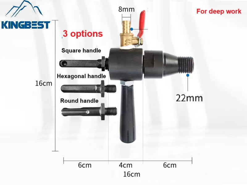 Hand Drill Adapter Water Injector Impact Drill Water Addition Connection Device-free shipping
