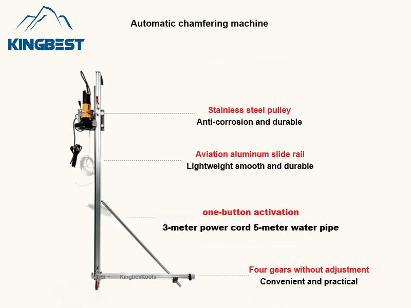 Automatic Chamfering Cutter with Frame Vertical Automatic Chamfering Machine Rail Tiles Cutter For Tiles Porcelain Ceramics-Free Shipping A01 A02