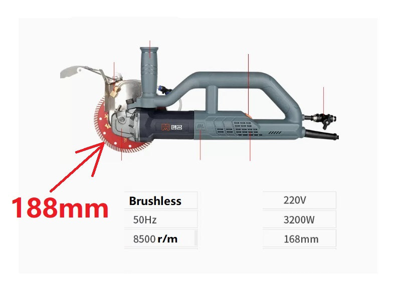 Water Resistant Brushless Cutting Machine Free Shipping