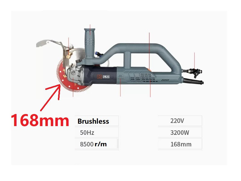 Water Resistant Brushless Cutting Machine Free Shipping