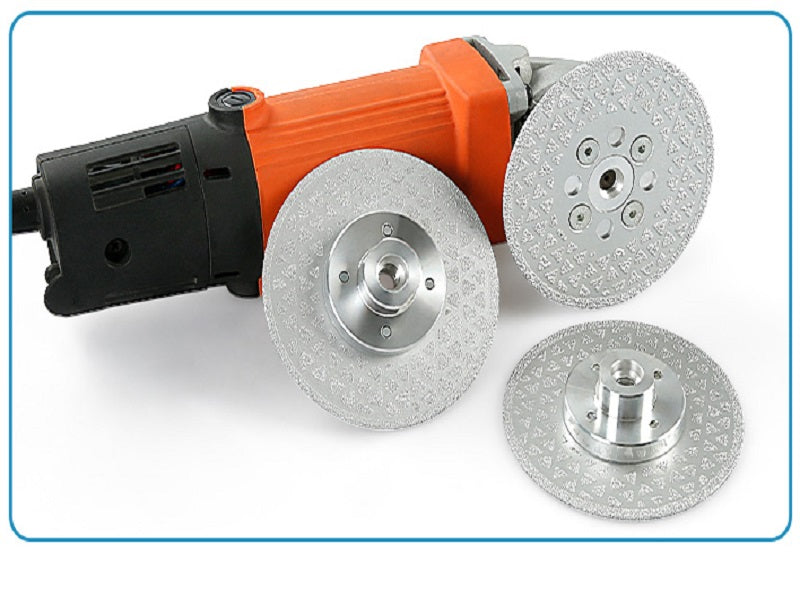 M10 Dual Sides Silver Star Brazed Saw Blade for Cutting and Grinding 100mm