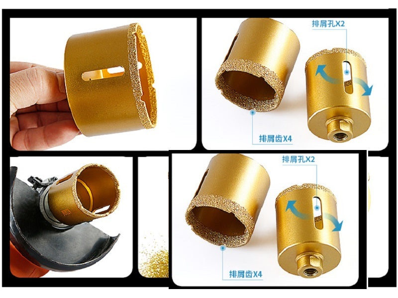 Brazed Core Drill Bits for Marble 90mm free shipping