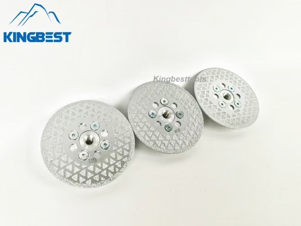 M10 Silver Star Brazed Saw Blade for Cutting and Grinding 100mm (3pcs a pack) - Free Shipping