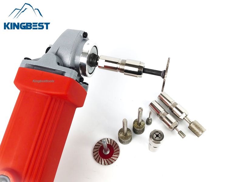 3mm and 6mm Angle to Straight Grinder Adapter Fits Rotary Tool Accessory