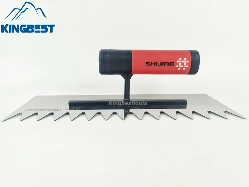SHIJING-5101 Sharp-Toothed Trowel for Tiling Work