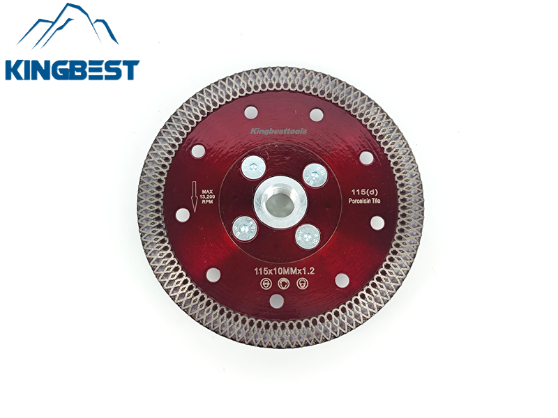 Red Diamond Cutting Marble Ceramic Turbo Saw Blade for Porcelain Tile Cutting Disc