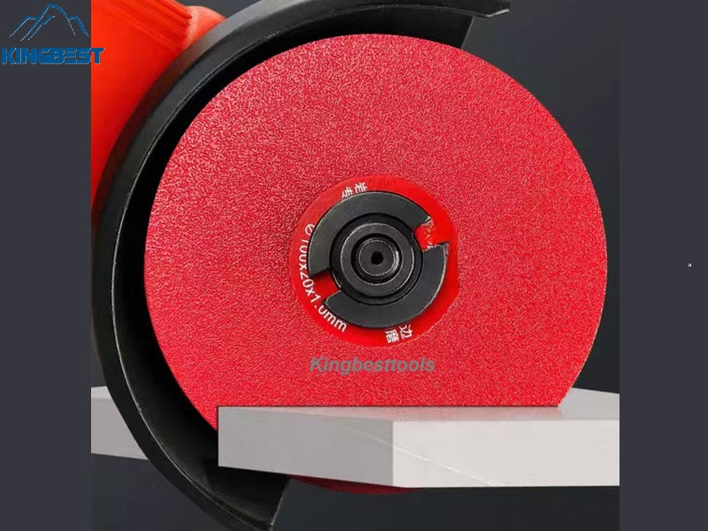22.23mm Hole Red Disc For Porcelain 100mm