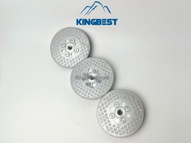 M10 Silver Star Brazed Saw Blade for Cutting and Grinding 100mm (3pcs a pack) - Free Shipping