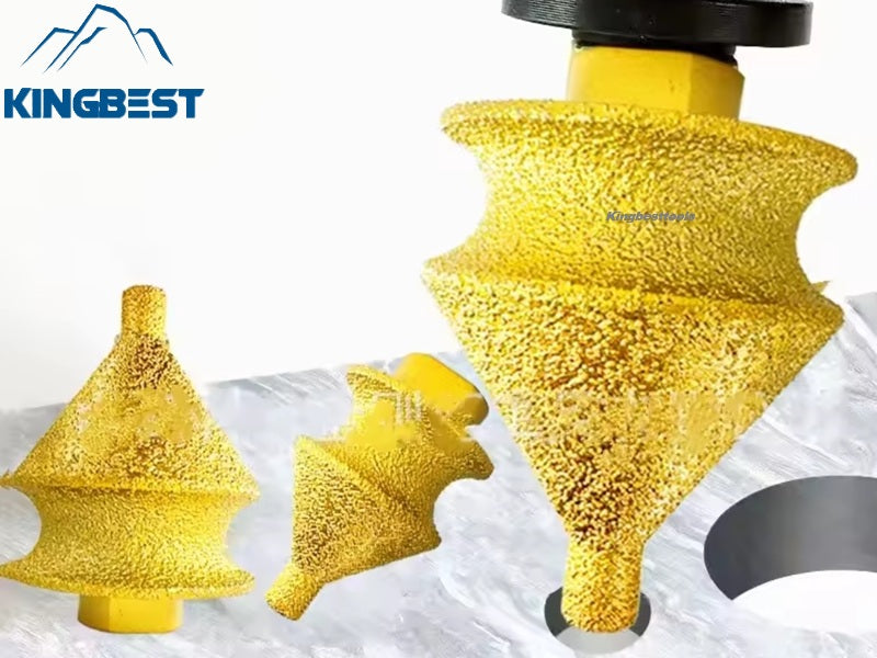 M10 Brazed Conical Umbrella Drill Bit for Chamfer and Drill