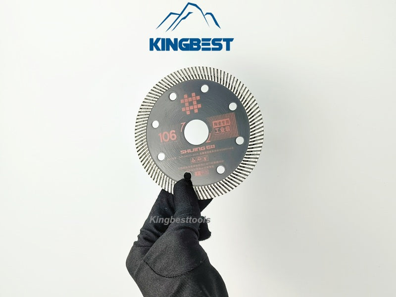 SHIJING Black Saw Blades Cutting Disk for Ceramic 106mm