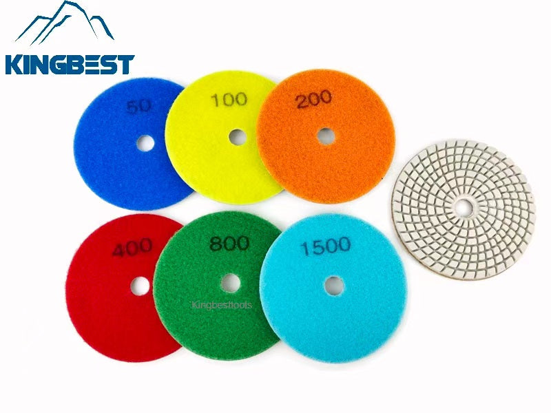 100mm Wet Polishing Pads Wet Use Sandpapers 4inch