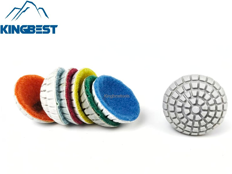 7 step Curved Wet Polishing Pad 2 Inch