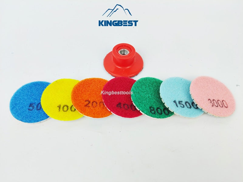 2 inch Wet Polishing Pads/Sandpapers ~~Backer for free