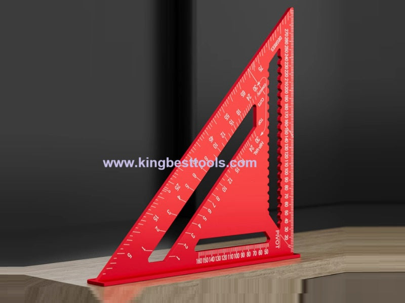 7inch/12inch Multifunctional Aluminum Triangle Ruler 90 Degree Right Angle Ruler 45 Degree Angle Ruler High Precision Free Shipping A01