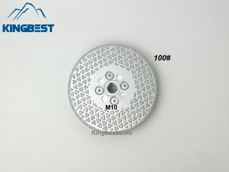M10 Silver Star Brazed Saw Blade for Cutting and Grinding 100mm (3pcs a pack) - Free Shipping