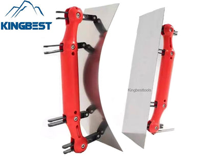 Stainless steel adjustable arc trowel and arc scraper-free shipping A01