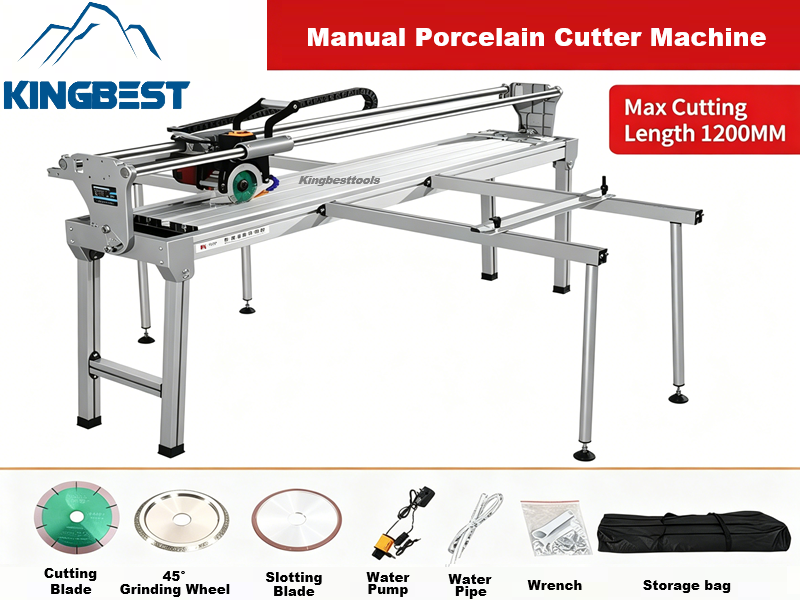 Double Bar Porcelain Bridge Cutter Dustfree Cutting Machine with Remote Control Free Shipping A01