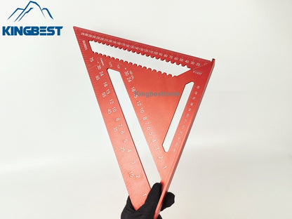 7inch/12inch Multifunctional Aluminum Triangle Ruler 90 Degree Right Angle Ruler 45 Degree Angle Ruler High Precision Free Shipping A01