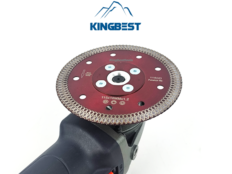 Red Diamond Cutting Marble Ceramic Turbo Saw Blade for Porcelain Tile Cutting Disc