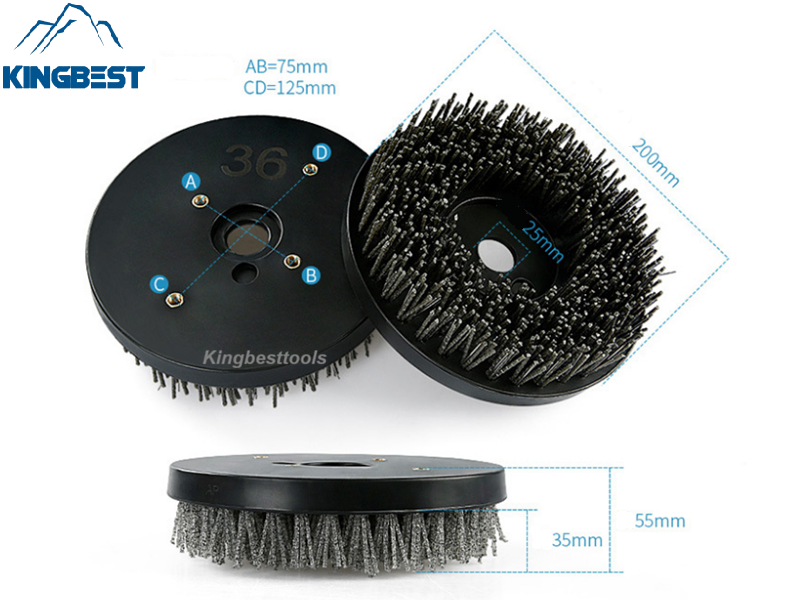 Antique Brushes Stone Antique Brushes for Granite Stone Marble Floor Cleaning Stone Brushes Stone Abrasive Tools