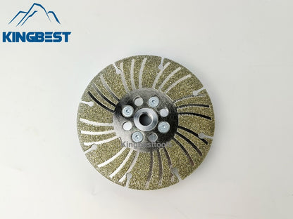 Electroplated Spiral Diamond Cutter Manufacturing disc For Marble Stone Cutting Blade