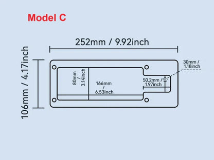 Hot Selling!! Thickened Aluminum Alloy Mold for Wire Box and Switch Socket Free Shipping A01