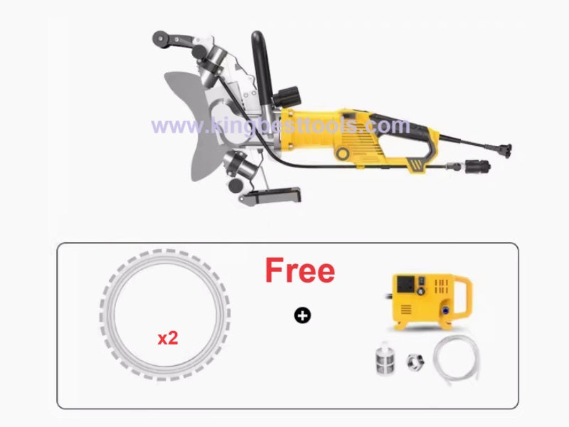 High Power High Frequency Brushless Concrete Circular Saw Cutting Machine Ring Saw Machine Free Shipping to US Mainland Only A01