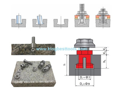 Portable Back Bolt Drilling Machine Free Shipping