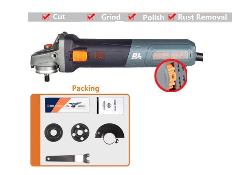 Water-Resistant Angle Grinder Upgraded 100mm/125mm - Free Shipping to US Mainland Only A01