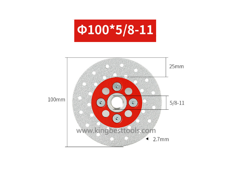 M14 & 5/8-11 Cutting & Grinding Discs With Flange for Porcelain