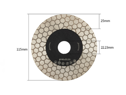 M14/22.23mm Football Corrugated Cutting Disc For Porcelain